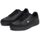 Tommy Hilfiger Leather Mixed Texture Basketball Trainers